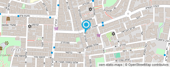 מפת הגעה אל שרה איצקוביץ