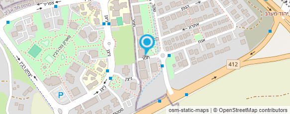 מפת הגעה אל טל שקד - עיצוב פנים