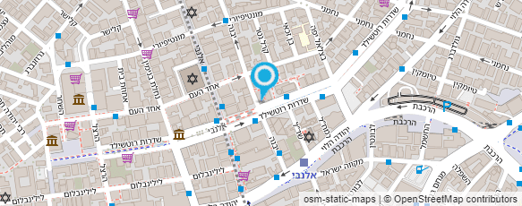 מפת הגעה אל ביס ביס טוסט נקניק