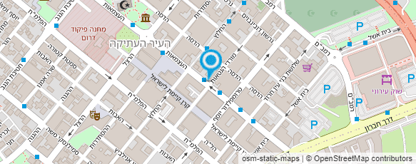 מפת הגעה אל נדל"ן באר שבע