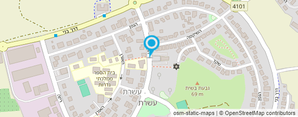 מפת הגעה אל בית העם - גדרות