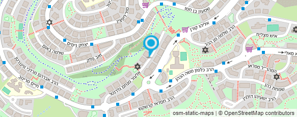 מפת הגעה אל נעמי בעז - מרפאה בעיסוק