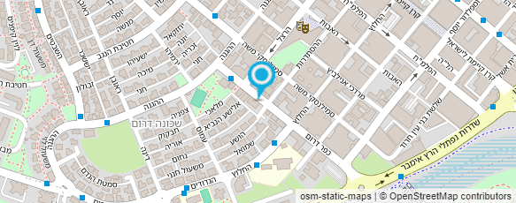 מפת הגעה אל המרכז לניהול עמותות