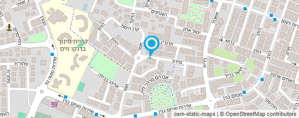 מפת הגעה אל רעות לוין - שיעורי ריקוד לנשים