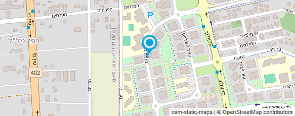 מפת הגעה אל ד"ר עומר רוזנבאום