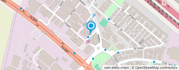 מפת הגעה אל המרכז ללימוד והדרכה ביחסי עבודה