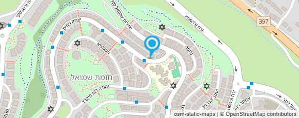 מפת הגעה אל בית כנסת שערי החומה