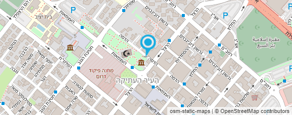 מפת הגעה אל דואר ישראל-מסירת דואר מפת הגעה אל דואר ישראל-מסירת דואר