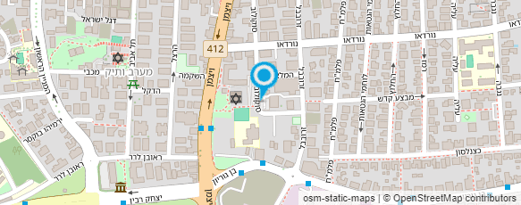 מפת הגעה אל דואר ישראל-מסירת דואר