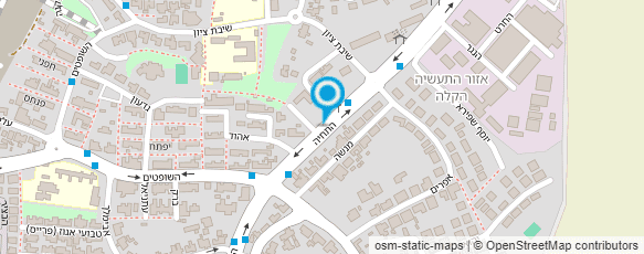 מפת הגעה אל דואר ישראל-מסירת דואר