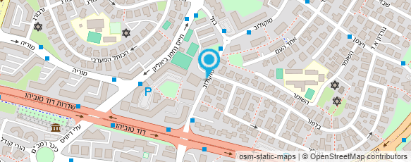 מפת הגעה אל דואר ישראל-מסירת דואר