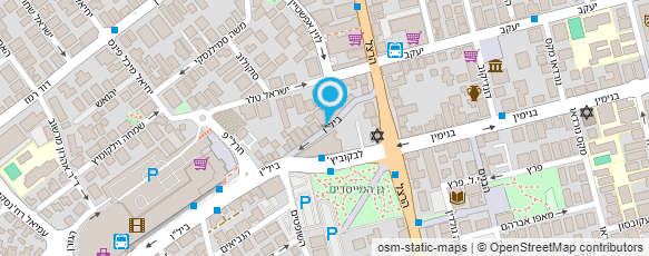 מפת הגעה אל דואר ישראל-מסירת דואר