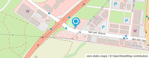 מפת הגעה אל דואר ישראל- מסירת דואר