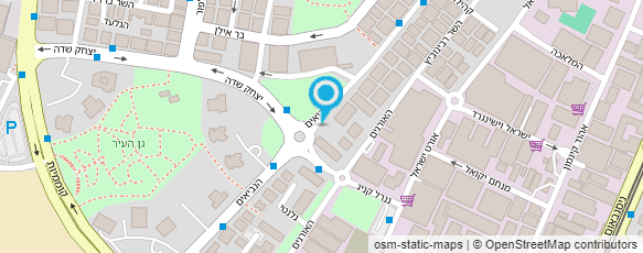 מפת הגעה אל דואר ישראל-מסירת דואר