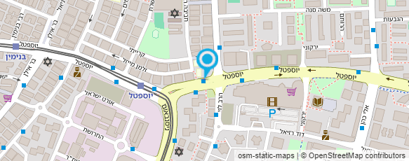 מפת הגעה אל דואר ישראל-מסירת דואר