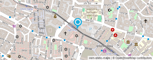 מפת הגעה אל מכון קריסטל