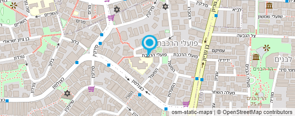 מפת הגעה אל לירון גבע - סטודיו למחול