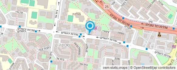 מפת הגעה אל דהן מחסני גלידות