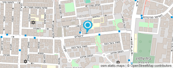 מפת הגעה אל סטודיו נתיב