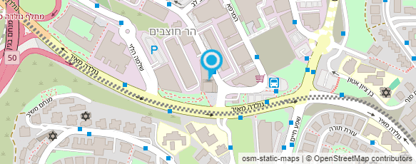 מפת הגעה אל סאם בורגר ירושלים