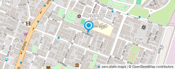 מפת הגעה אל חגית משיח אלון עיצוב פנים