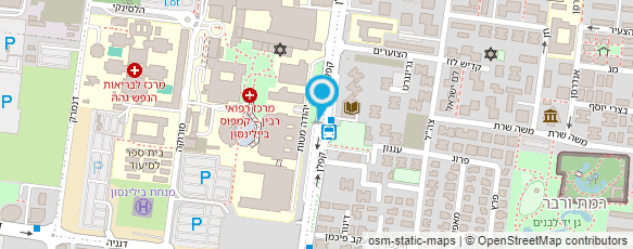 מפת הגעה אל פרופ' חנה תמרי