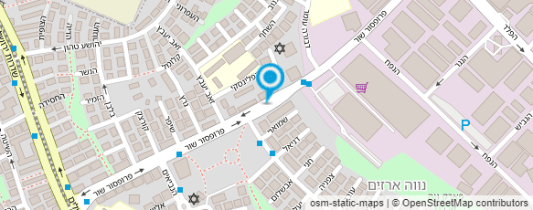 מפת הגעה אל דואר ישראל-מסירת דואר