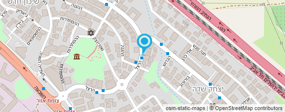 מפת הגעה אל דואר ישראל-מסירת דואר