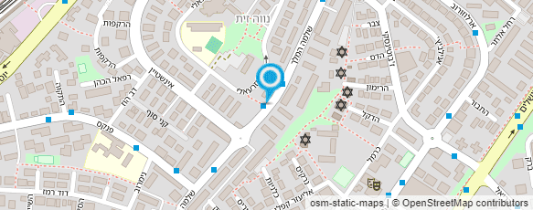 מפת הגעה אל דואר ישראל-מסירת דואר