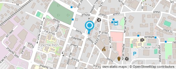 מפת הגעה אל דואר ישראל-מסירת דואר