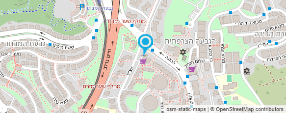 מפת הגעה אל דואר ישראל- מסירת דואר