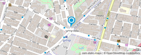 מפת הגעה אל Wikimedia Israel ויקימדיה ישראל