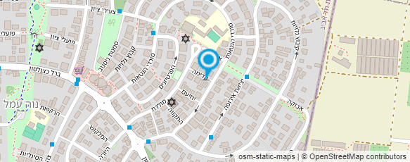 מפת הגעה אל מוניות נתב"ג השרון