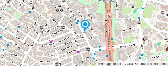 מפת הגעה אל תאורה בנימין