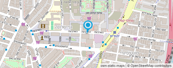 מפת הגעה אל עו"ד מילמן ראובן