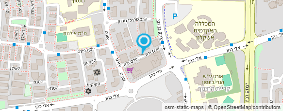 מפת הגעה אל גינון אור