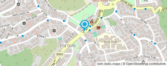 מפת הגעה אל דואר ישראל-מסירת דואר