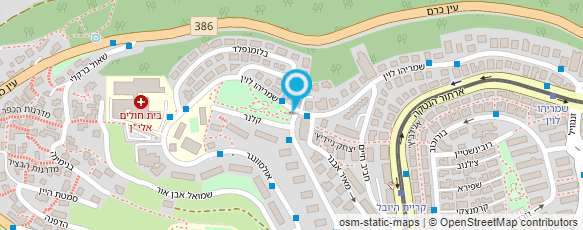 מפת הגעה אל דואר ישראל- מסירת דואר