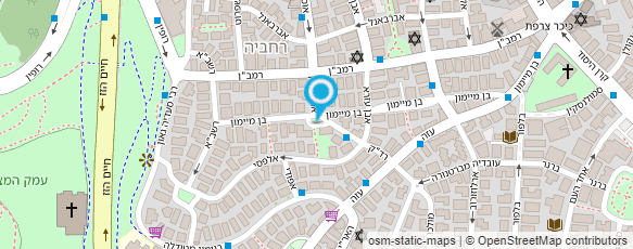 מפת הגעה אל דואר ישראל-מסירת דואר