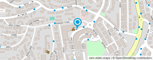 מפת הגעה אל דואר ישראל-מסירת דואר מפת הגעה אל דואר ישראל-מסירת דואר