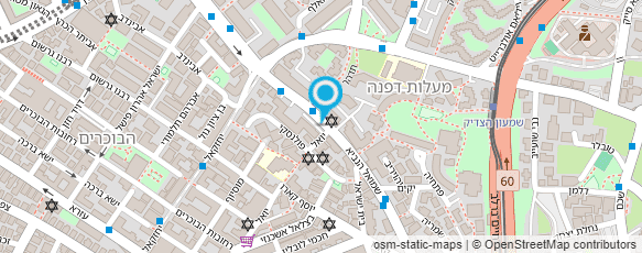 מפת הגעה אל דואר ישראל-מסירת דואר מפת הגעה אל דואר ישראל-מסירת דואר