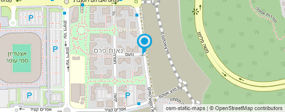 מפת הגעה אל נדב חזות עיצוב פנים