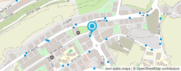 מפת הגעה אל דואר ישראל-מסירת דואר