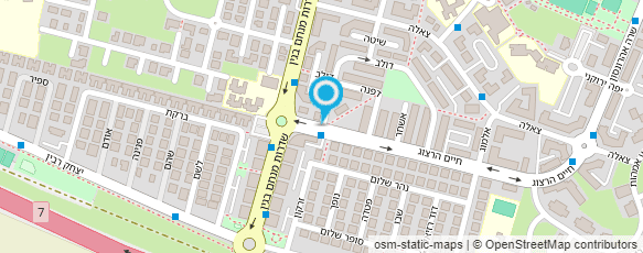 מפת הגעה אל אלומה בטיחות בלייזר