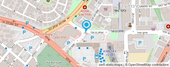 מפת הגעה אל בורגרים תחנה מרכזית