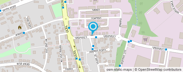 מפת הגעה אל דואר ישראל- מסירת דואר