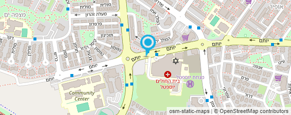 מפת הגעה אל דואר ישראל-מסירת דואר מפת הגעה אל דואר ישראל-מסירת דואר