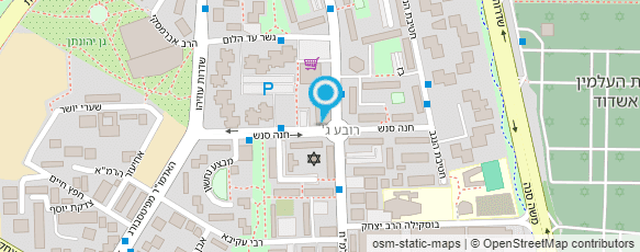 מפת הגעה אל דואר ישראל-מסירת דואר