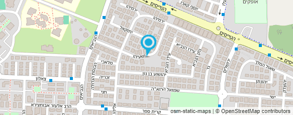 מפת הגעה אל דואר ישראל-מסירת דואר מפת הגעה אל דואר ישראל-מסירת דואר