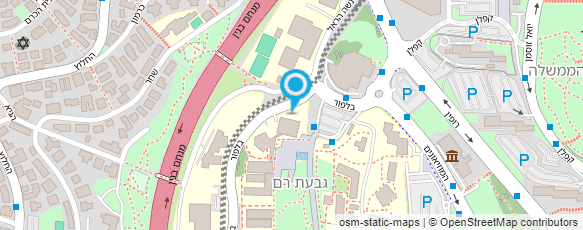 מפת הגעה אל גבעת רם